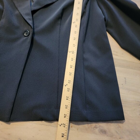 T Milano Blazer Womens Jacket Sz 16W Black Business Career NEW NWT - Picture 9 of 12